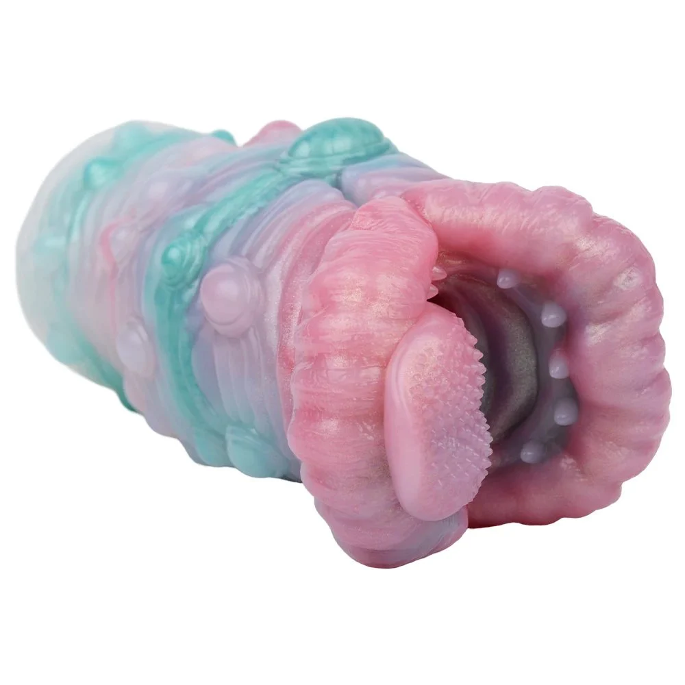 Fantasy Monster Eel Mouth Masturbator Male Masturbation Cup Soft Liquid Silicone Masturbator Adult Sex Toy