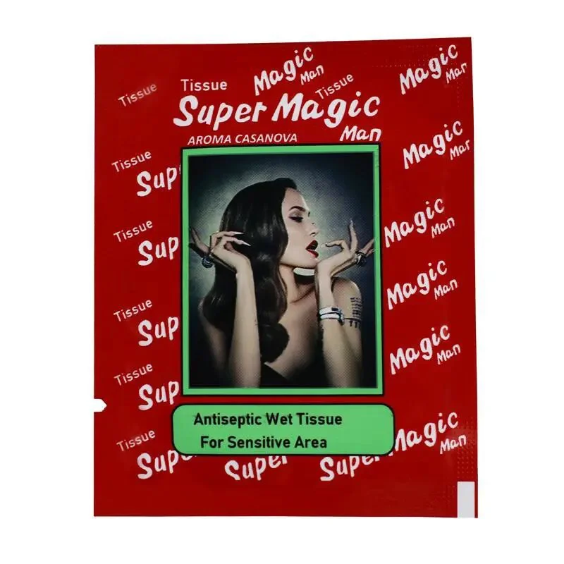 Delay Spray Sexual Adult Products 6PCS Long Time Male Delay Wet Wipes Man Delay Wet Tissue