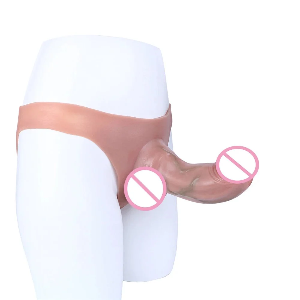 Silicone Realistic Penis Hollow Dildo Strap on Sex Dildos Pants for Man Lesbian Wearable Adult Vagina Masturbation Sex Toy