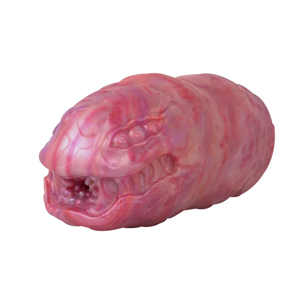 Artificial Animal Snake Masturbator Real Vagina Male Sucking Silicon Soft Hands Free Masturbation for Men Sex