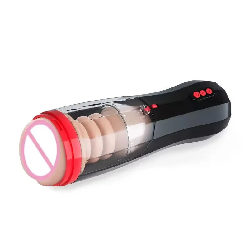Frequency Mode Rechargeable 100% Waterproof, Silent, Diamond Airplane Cup Male Masturbator Vibrators