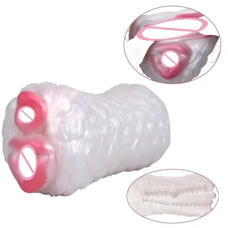 6.5 Inch Male Masturbators for Men Vagina Pocket Pussy Vaginal Channel Exercise Masturbation Sex Toys Vibrator Aircraftcup