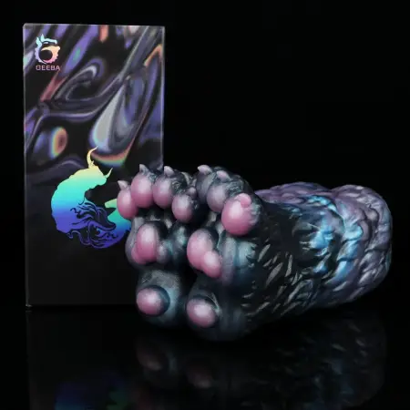 Cute Bear Paw Male Masturbator with Single Channel Soft Silicone Adult Toy Sexy Masturbator for Male