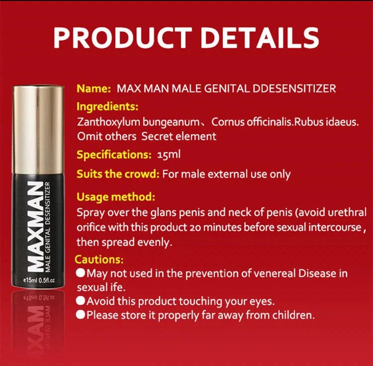 Delay Spray Adult Sex Toys Long Sex Oil Men Ejaculation Delay Spray