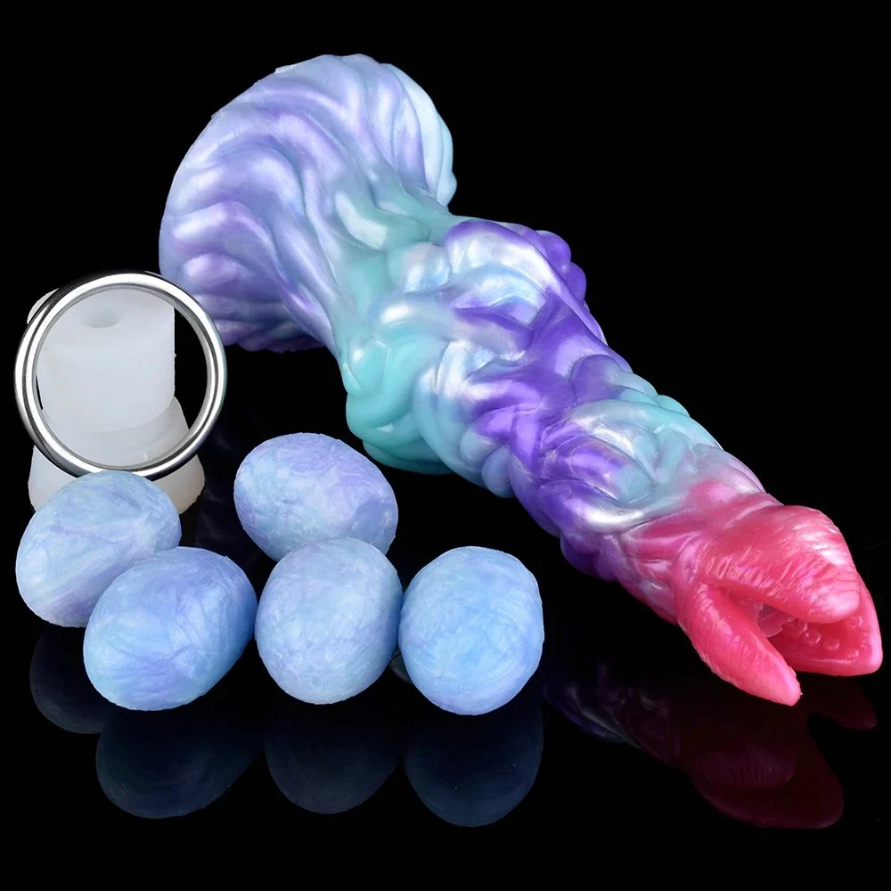 Ovipositor With Eggs- Kegel - Squishy Eggs - Vaginal Eggs Alien Ovipositor Dildo Fantasy Creature BDSM Dildo