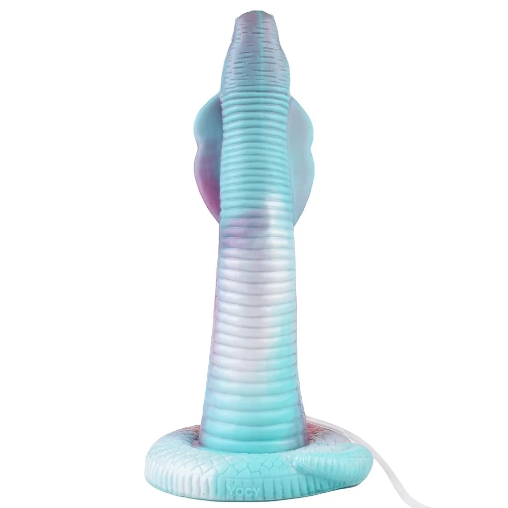 New Squirting 15.35 Inch Huge Animal Snake Anal Butt Plug Ejaculating Liquid Silicone Sexy Toy for Women