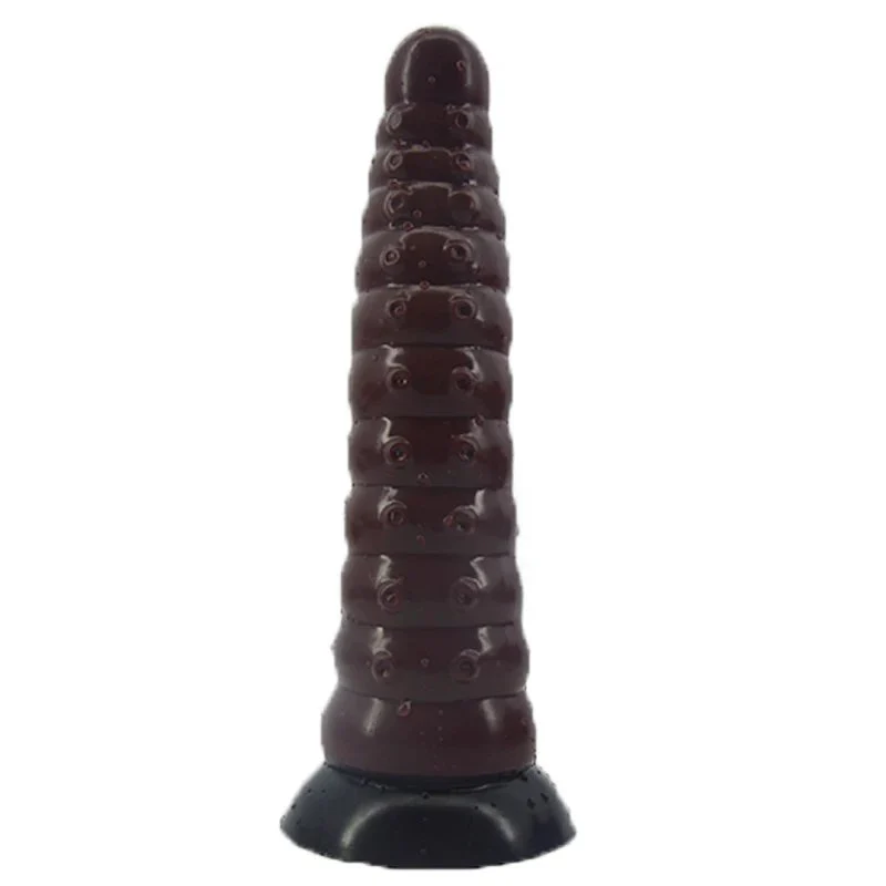 Strong Sense of Friction Enhances Feelings Worn Shape Dildo Anal Plug Softness and Hardness Sex Toy for Women