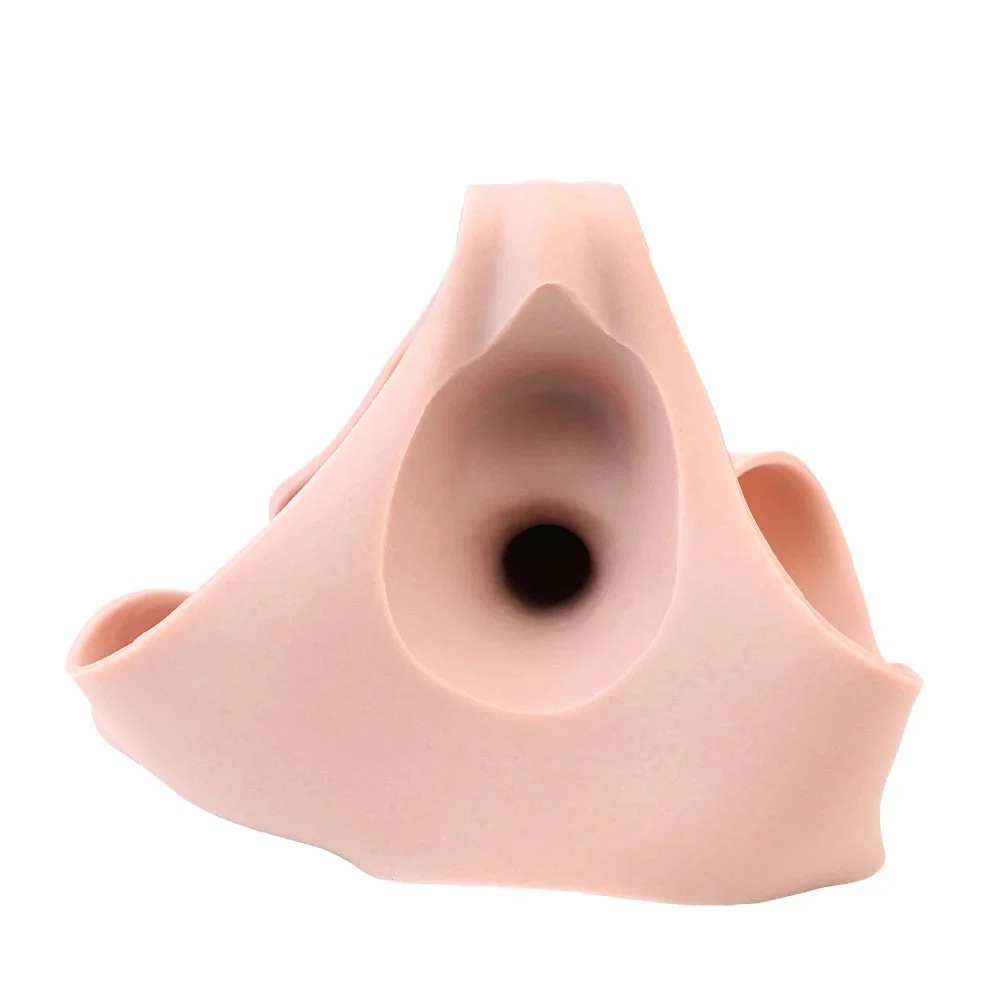 Skin Friendly Strap-on Hollow Penis Realistic Pnis Skin Sex Stimulation Orgsm Sex Toy for Men