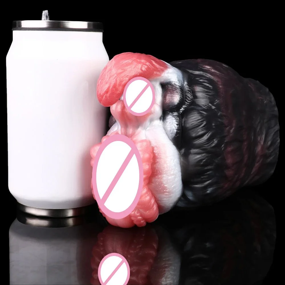 Creative Design Male Masturbator Fantasy Animal Theme with Realistic Double Channel for Male