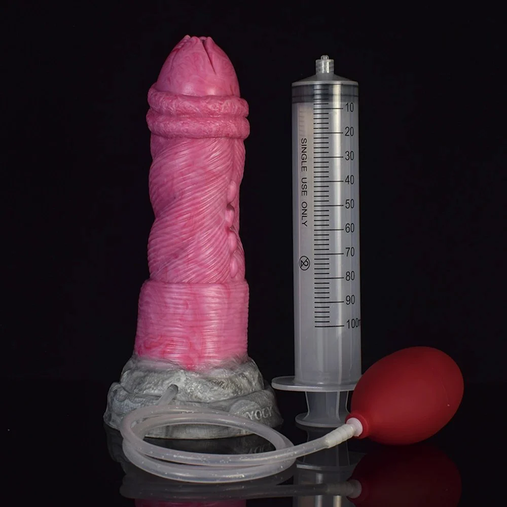 Super Hot Fantasy Realistic Huge Monster Artificial Dildo Squirting Animal Colorful Silicone for Women Vagina