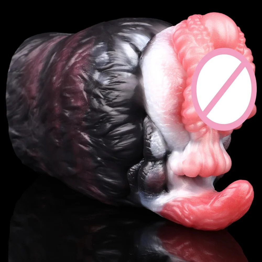 Creative Design Male Masturbator Fantasy Animal Theme with Realistic Double Channel for Male