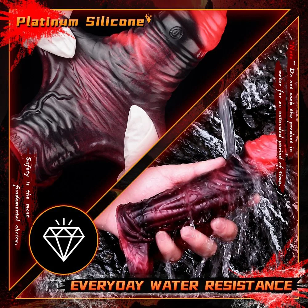 Animal Silicone Vibrating Penis Sleeve Cock Ring,Penis Ring Vibrator, Penis Extender for Penis Testicles G Spot Stimulation