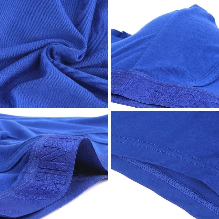 High Quality 40S Modal Breathable Men's Underwear Custom Briefs Boxers U Convex Bag Mid-Rise Silk Spandex Fabric Print Adults