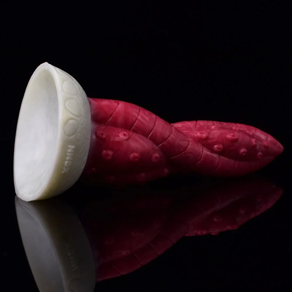 Octopus Shape Liquid Silicone Long Soft Sex Toys Dildos for Women Men