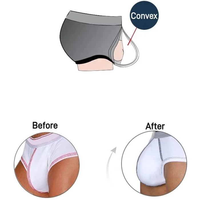 Sponge Breathable Bulge Enhancer Cup Pouch Pad for Male Swimming Underwear Accessory Pad