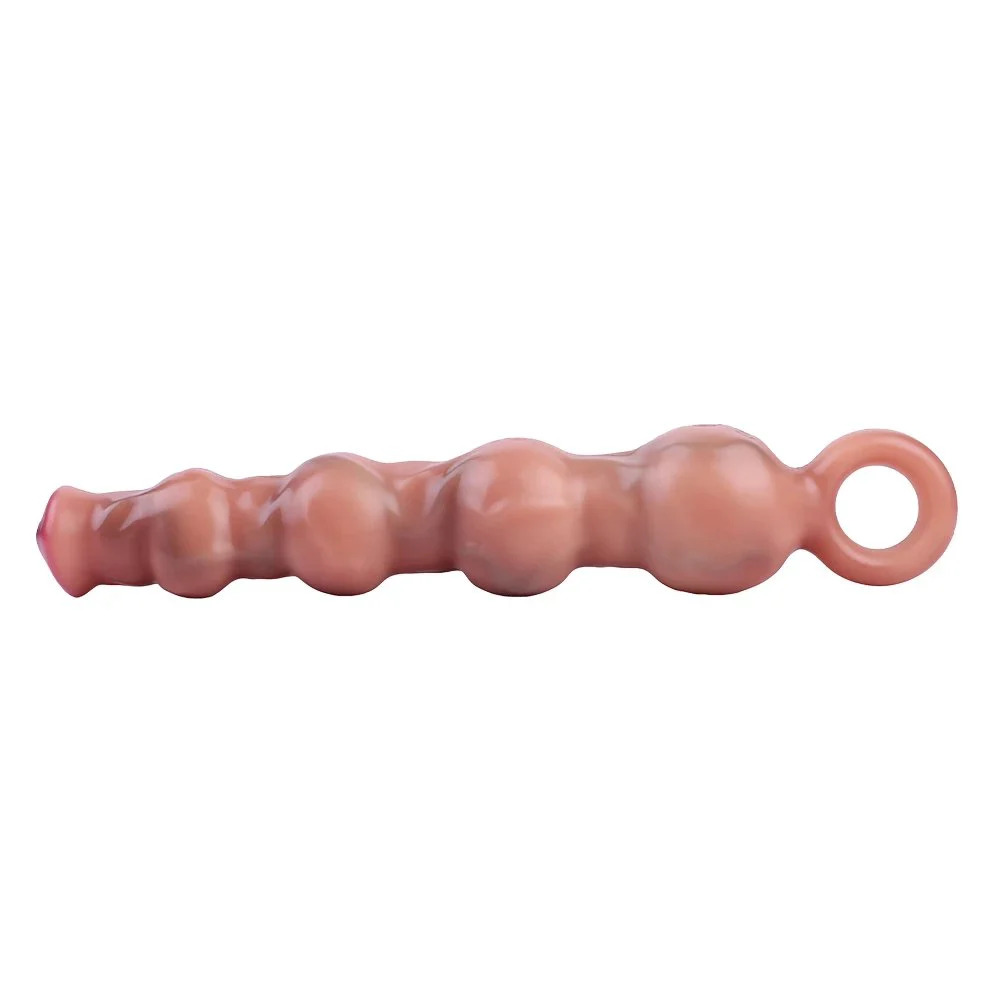 Multi-knot Penis Simulation Vibrator Female Silicone Masturbator Vaginal Massager Anal Plug Adult Sex Toys
