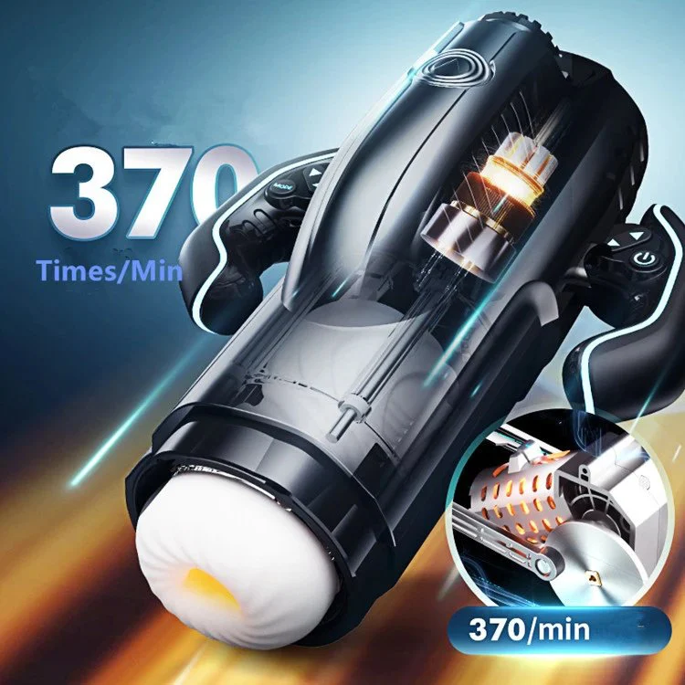 Handheld Electric Automatic Masturbation Machine for Male Telescopic Heating Sucking Masturbation Cup for Sex Toys for Men