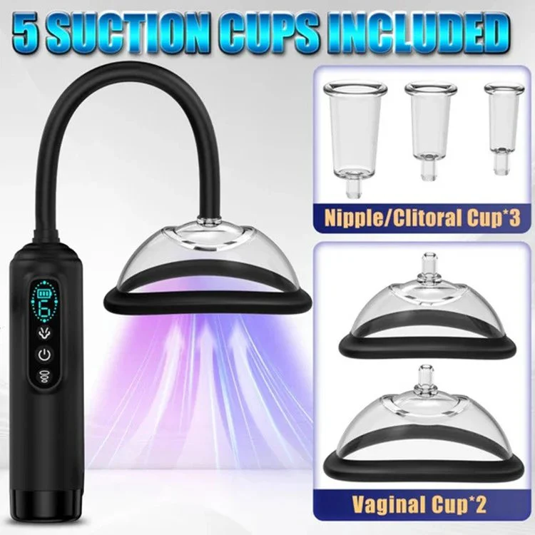 Electric Vacuum Pussy Sucking Massager Breast Massage Vibrator for Women Masturbation