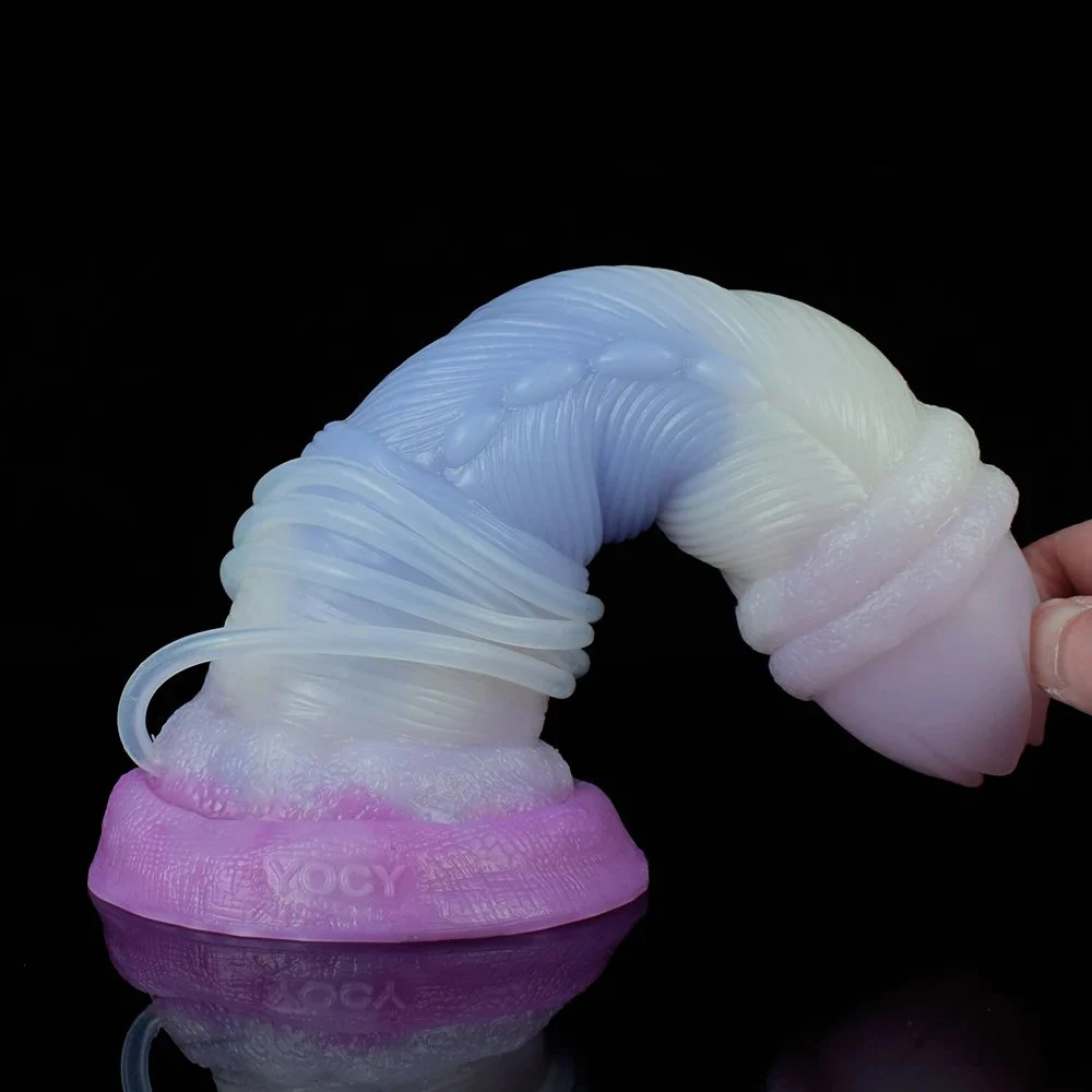 Super Hot Fantasy Realistic Huge Monster Artificial Dildo Squirting Animal Colorful Silicone for Women Vagina