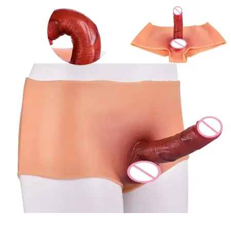 Strap on Dildo for Women Super Soft Wearable Realistic Pants with Dildo, Solid Dildo Waterproof Silicone Penis