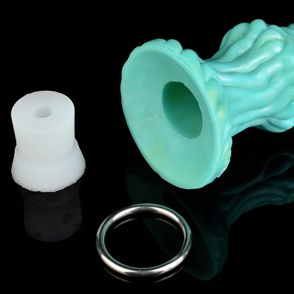 Ovipositor Dildo with Suction Cup Anal Plug with Egg Models Anal Training Set Sex Toy Alien Dildo