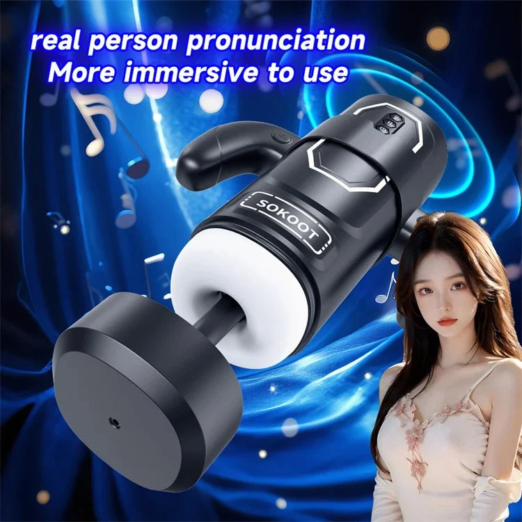 Heating Thrusting Telescopic Masturbators for Men Automatic Handles Sex Toys Vibrator