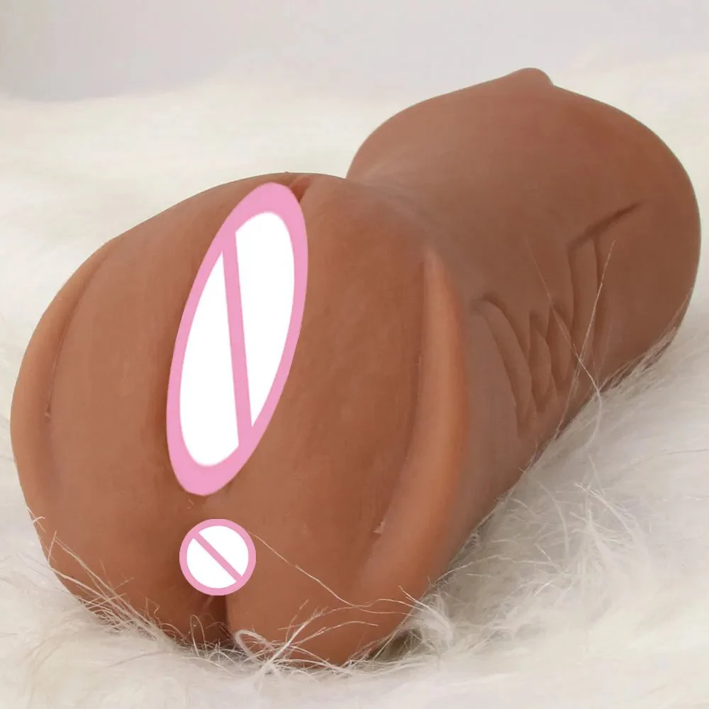 3 in 1 Men Masturbator Sex Toy Male Vagina Anal Sex Masturbator Tool Men Plastic Rubber Vagina