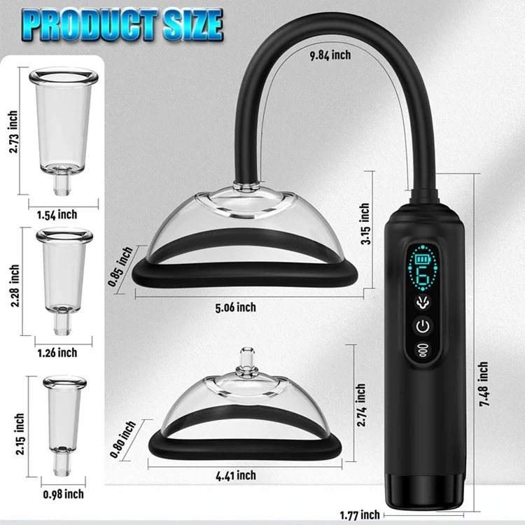 Electric Vacuum Pussy Sucking Massager Breast Massage Vibrator for Women Masturbation