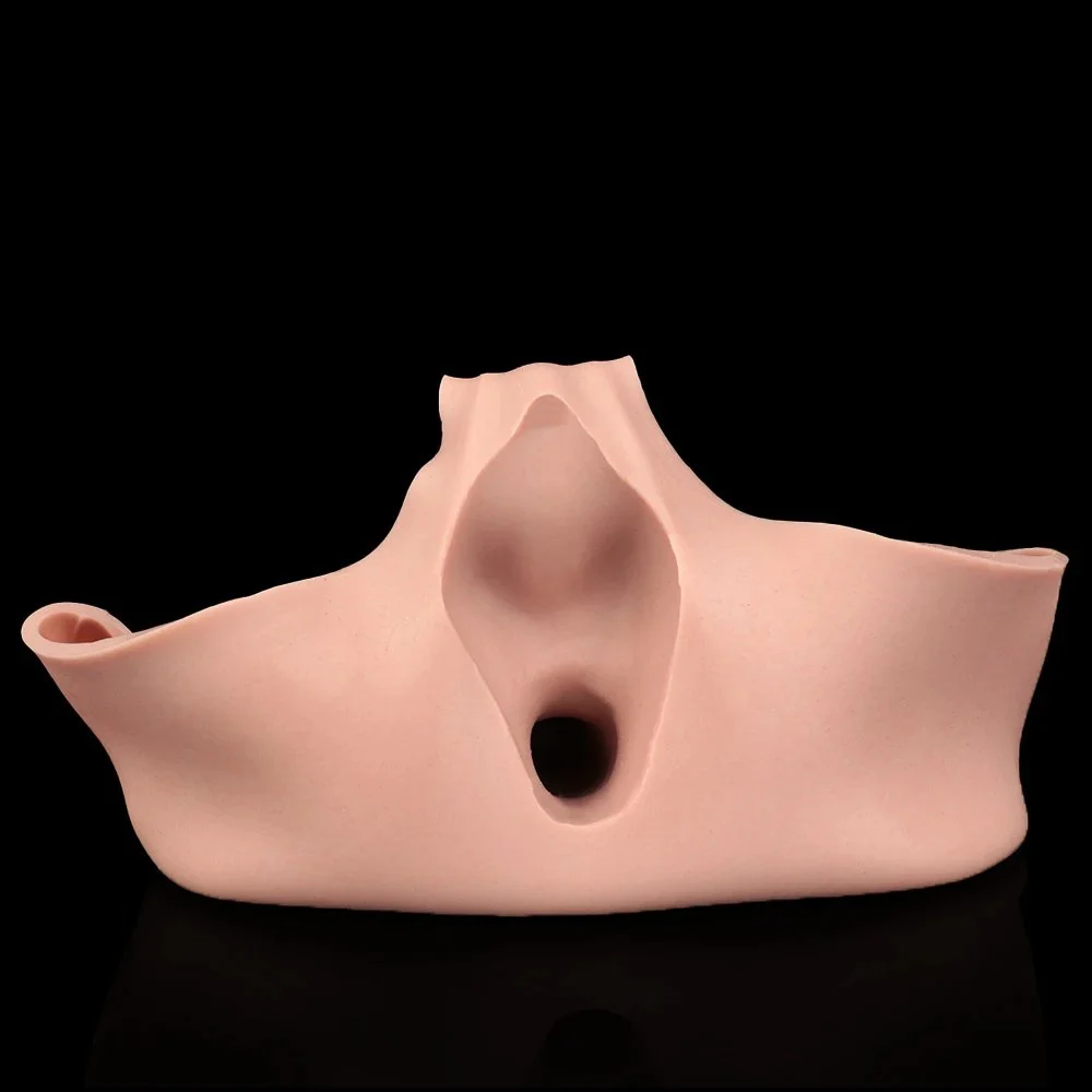Strap on Dildo Briefs Silicone Wearable Long Penis Sleeve Panties Transgender with Realistic Hollow Penis Adult Men Toys