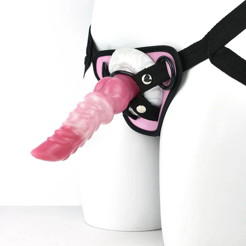 Strap Chastity Device New 7.28 Inch Large Artificial Sex Men Toy Strap Chastity Device for Male Penis Cock
