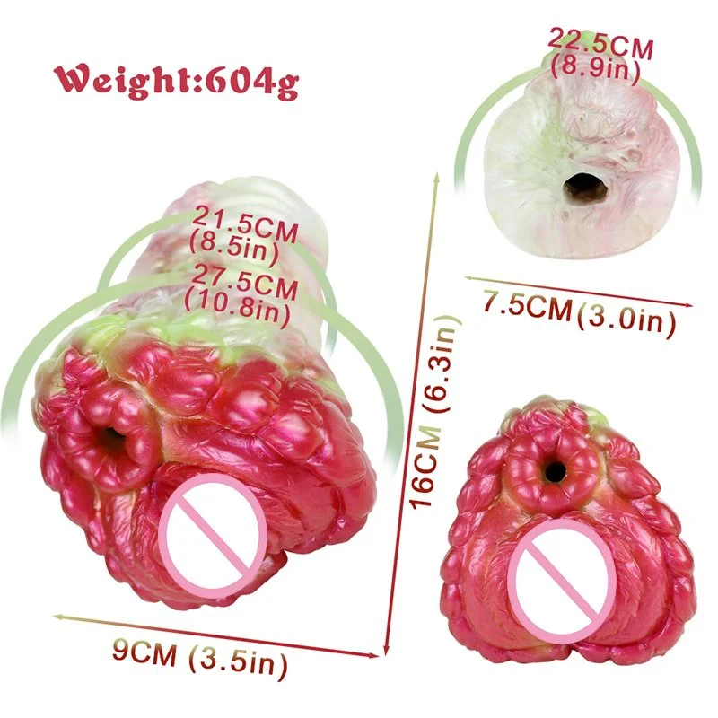Dual Channel Sheep Pocket Pussy Liquid Silicone Animal Male Masturbator Monster Sex Doll Suitable for Male Masturbation