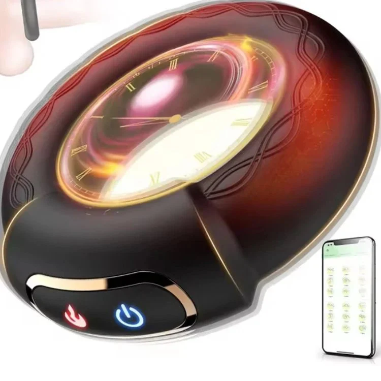 10 Mode APP Control Vibration Heating Men's Ejaculation Cock Ring Sex Toys for Men