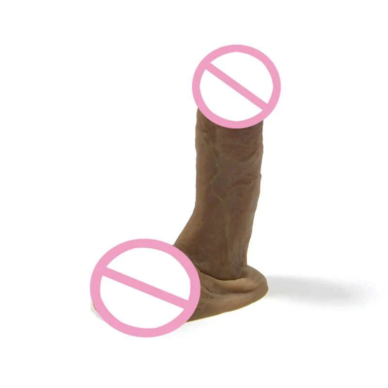 Strap on Liquid Artificial Realistic Silicone Penis Big Soft Plastic Dildo