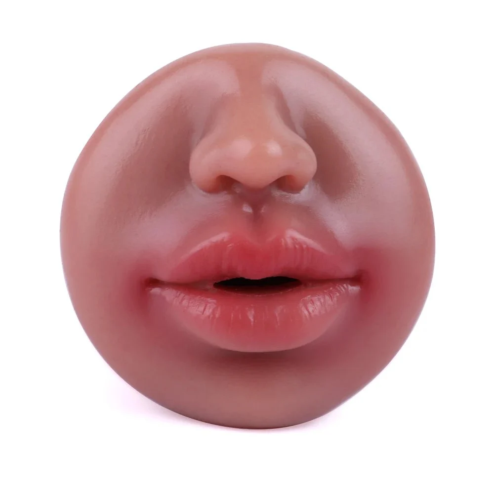 High Quality Silicone Male Masturbator Pocket Pussy Big Mouth Anal Sex Toys for Men Realistic Artificial Vagina Sex Toy