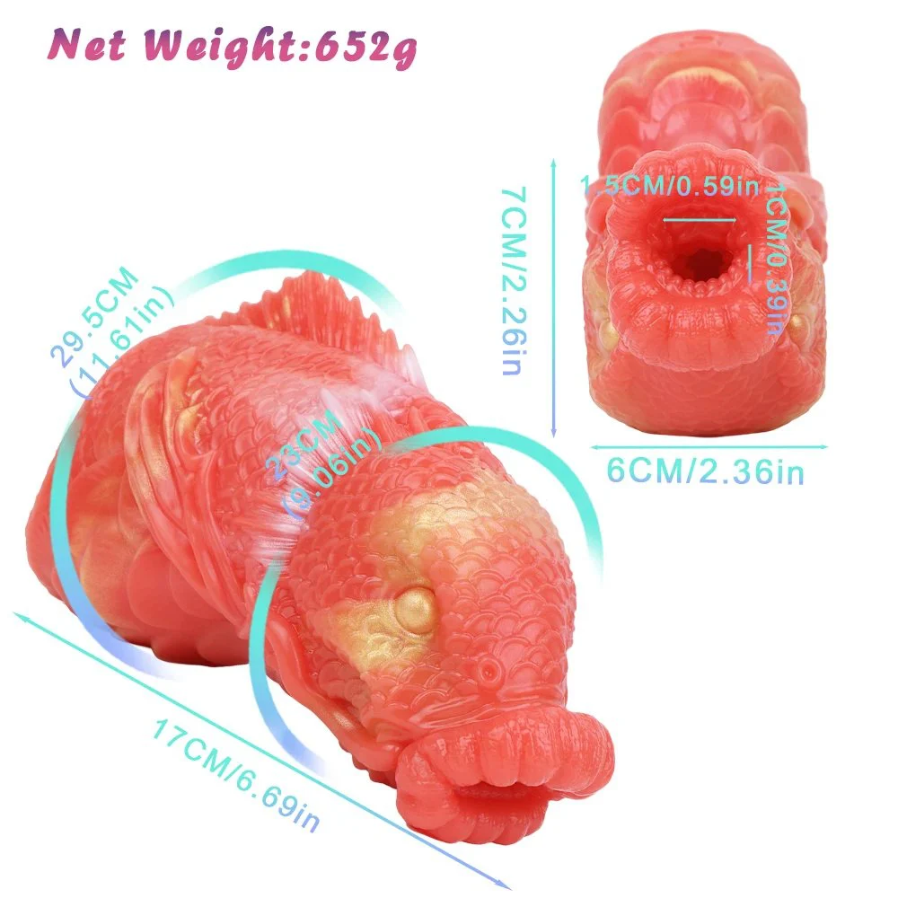 Lifelike Goldfish Mouth Shape Male Masturbator Fantasy Silicone Men's Onahole Realistic Vagina Adult Sex Toys