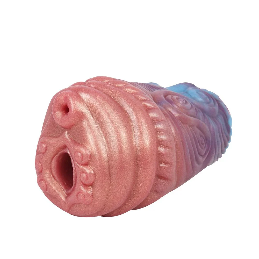 2in1 Dual Channel Masturbator for Men Soft Silicone Penis Stroker Sex Toys Realistic Vagina Pocket Pussy Male Masturbation Cup