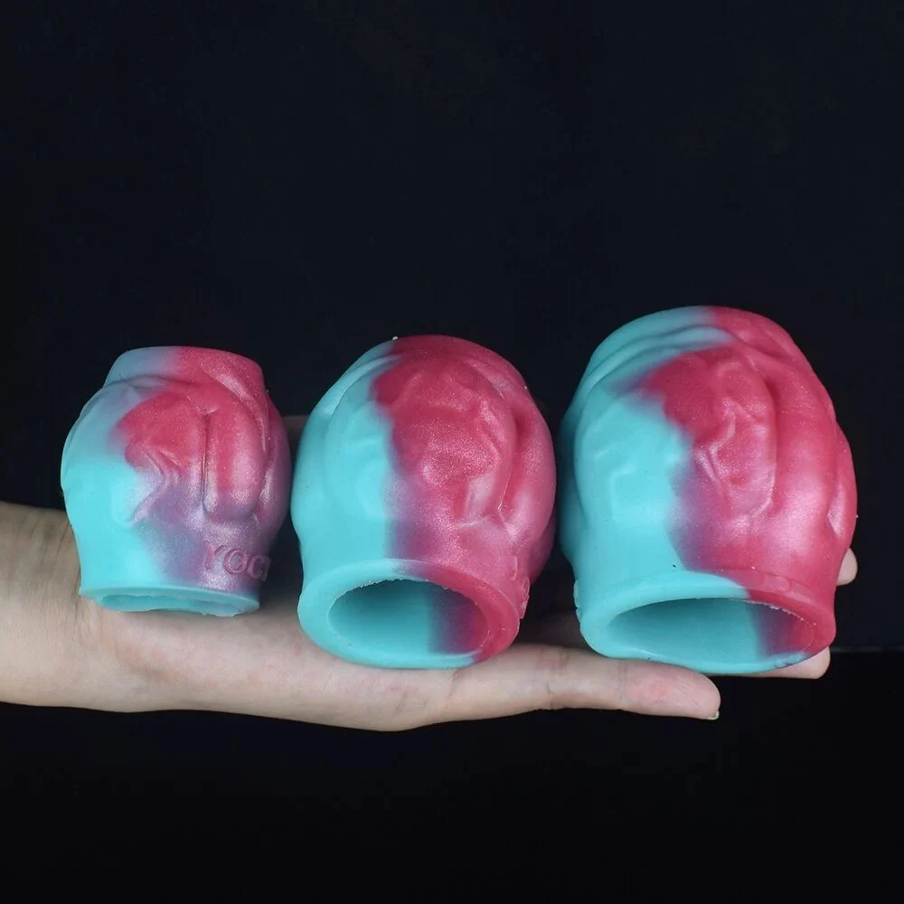 Dog Knot Ball Dildo Enhancement Sex Toys Cock Rings Removable Soft Silicone Penis Sleeve Stretch Vaginal Stimulation Male