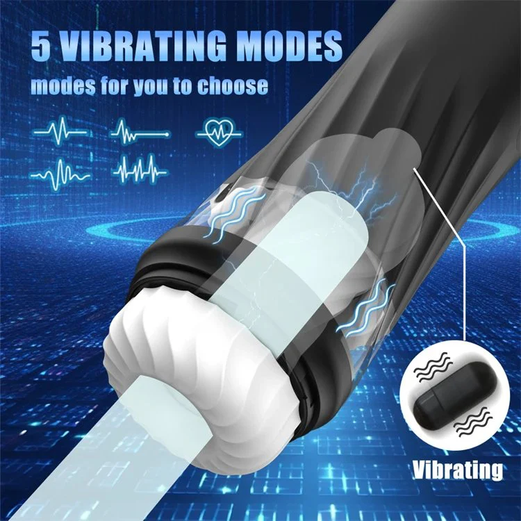5 Modes Automatic Thrusting Piston Masturbation Cup Penis Training Telescopic Male Masturbators Rotating