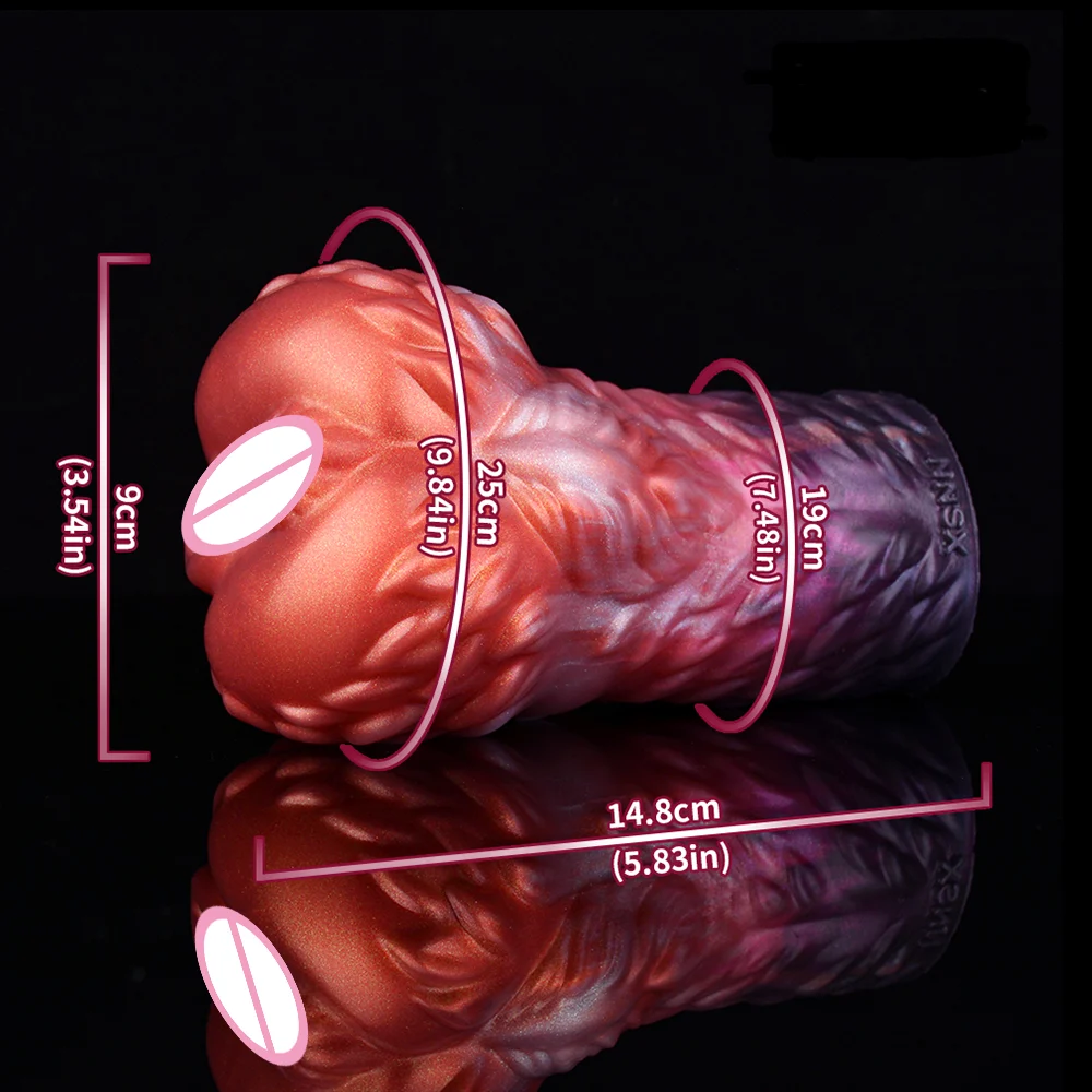Fantasy Airplane Wolf Cup Male Masturbating Sex Toy Soft Suction Cup Anal Sex Toy Realistic Skin Silicon Vagina for Men