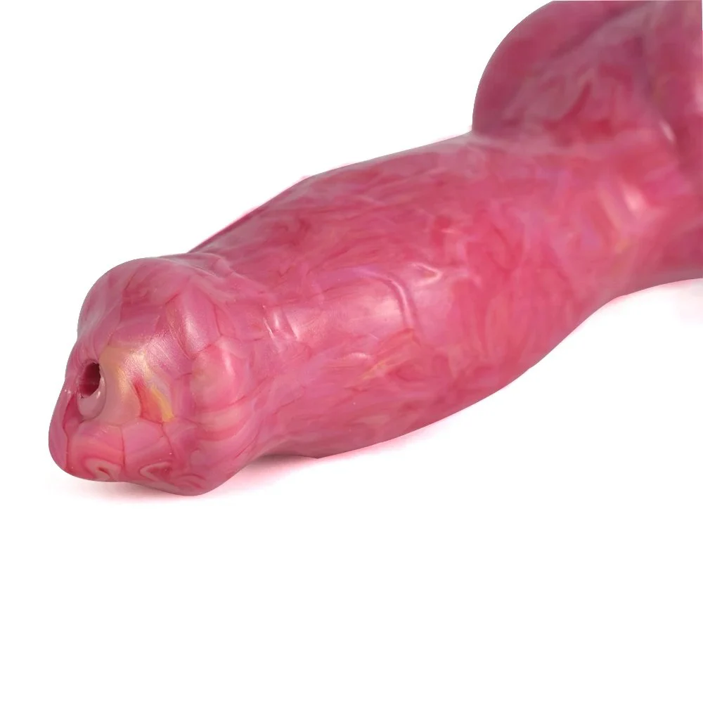 Squirting Female Masturbation Device Anal Plug Soft Silicone Dildos Dog Knotted Anal Dildo for Women