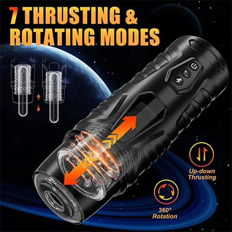 7 Modes Rechargeable Automatic Telescopic Rotation Male Masturbation Cup Sex Toys for Men