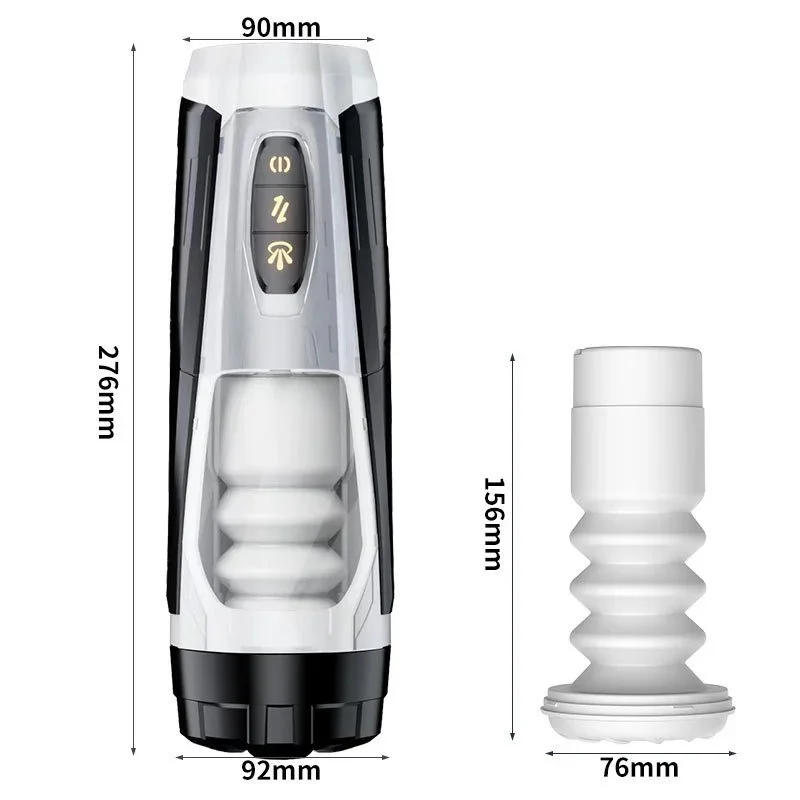 Automatic Heating Thrusting Spinning Suction Masturbation Cup Voice Men Sex Toys