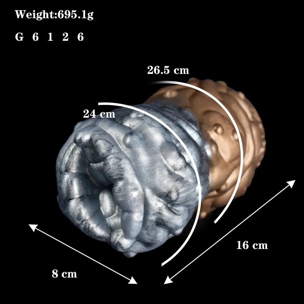 6 Inch Sex Aircraft Cup Pussy Toys alien Liquid Silicone for Men