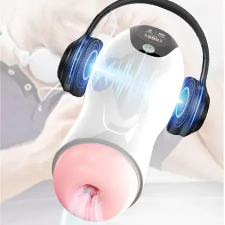 8 Frequency Vibrating Masturbator Cups With Voice Electric Male Masturbation Cup Men Sex Toys