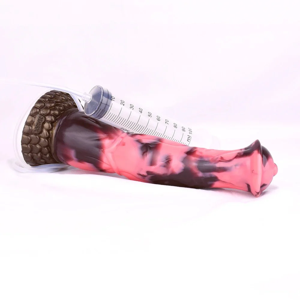 Soft Silicone Squirting Horse Dildo Fantasy Dildo Toys Sex Adult for Woman