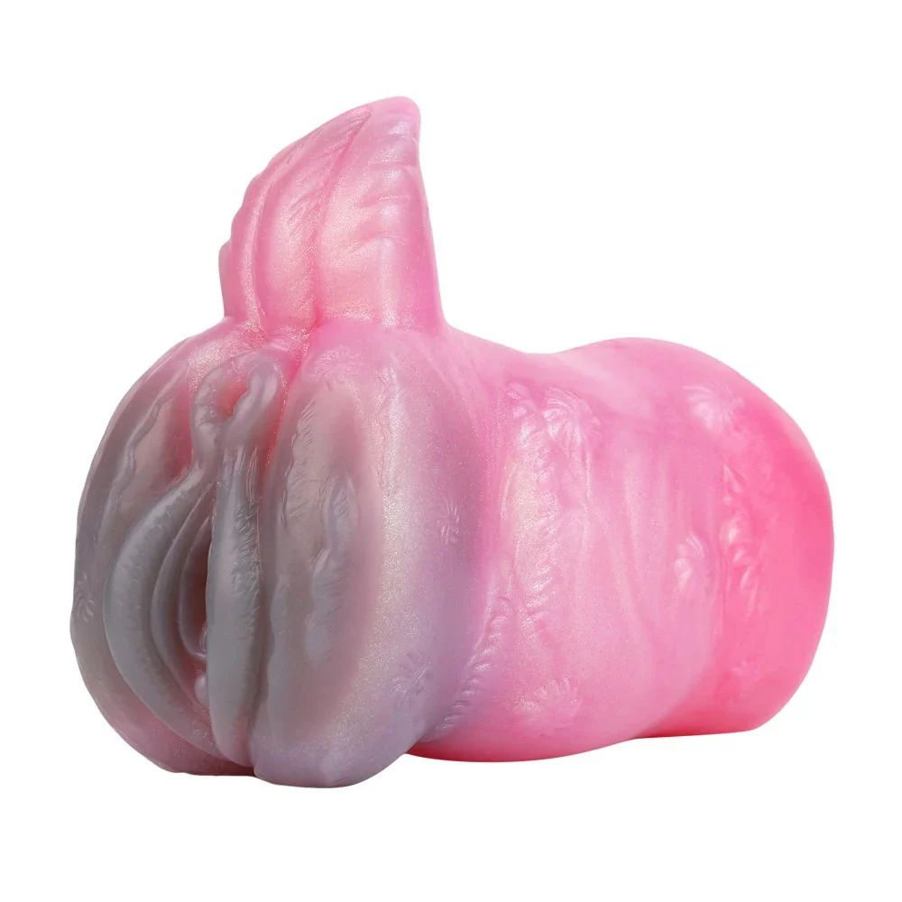Fantasy Monster Dragon Beast Masturbation Cup Polarized Gold Powder Soft Fawn Vagina Male Masturbator Adult Toys