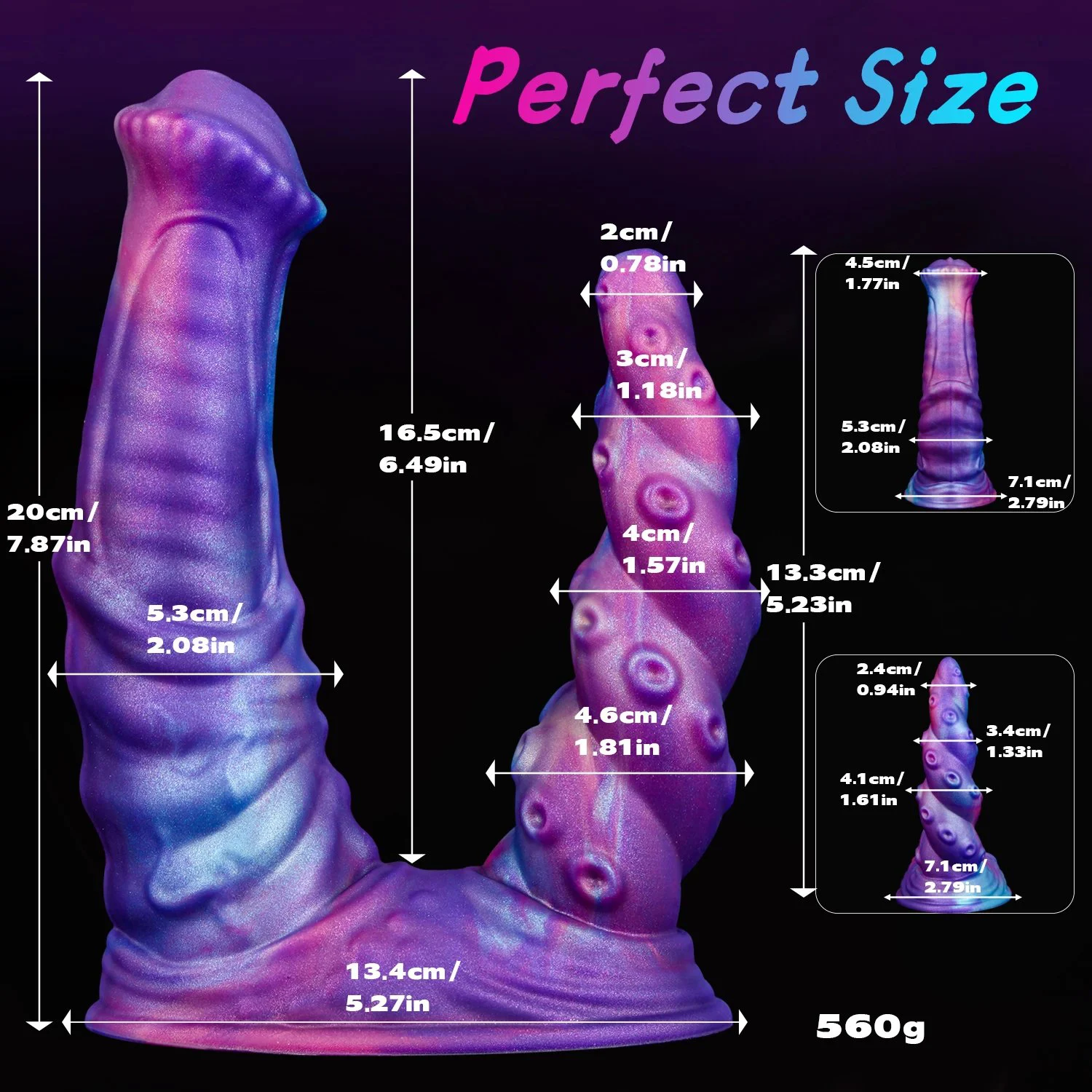 Newest Double Headed Realistic Soft Eco-Friendly Silicone Dildo Extended Waterproof Vibrating Portable Adult Sex Toy