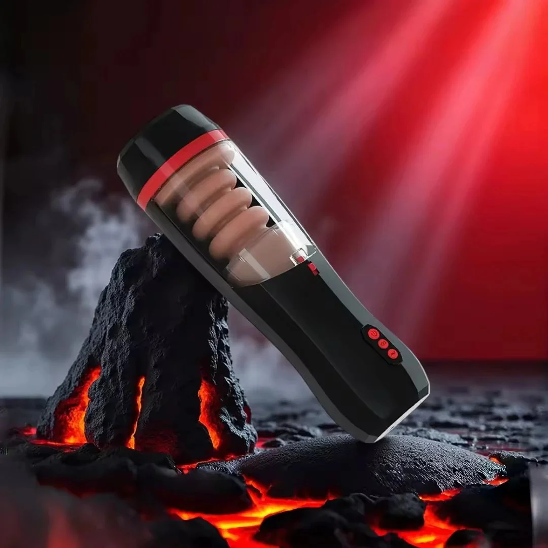 Frequency Mode Rechargeable 100% Waterproof, Silent, Diamond Airplane Cup Male Masturbator Vibrators