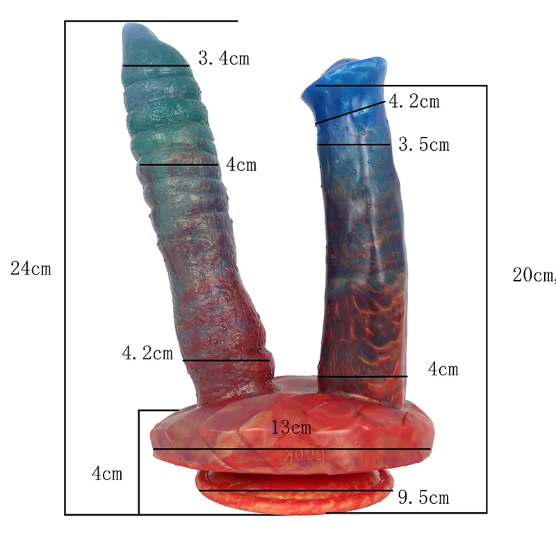 Special Design Double Heads Dildo Sex Products Cock Penis Monster Men Dildo for Women Lesbian Dildo Gay Penis Cock