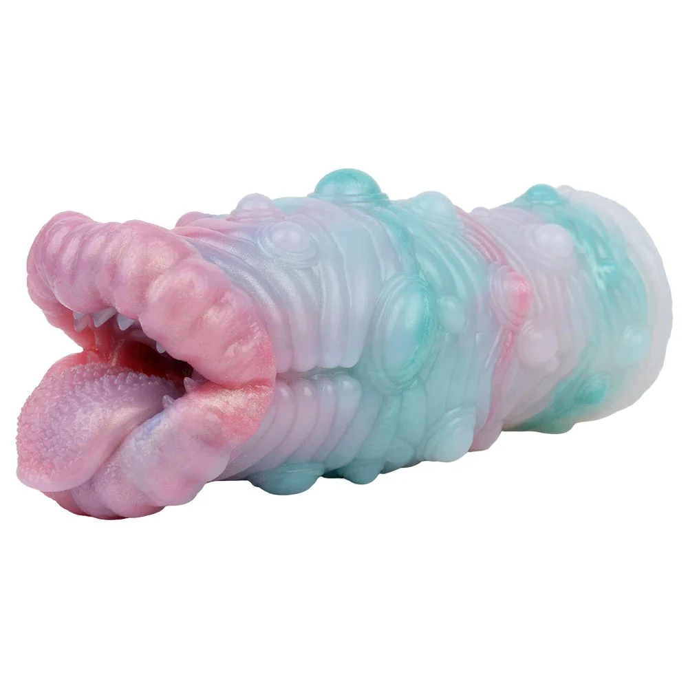 Fantasy Monster Eel Mouth Masturbator Male Masturbation Cup Soft Liquid Silicone Masturbator Adult Sex Toy